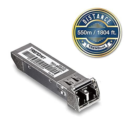 TRENDnet TEG MGBSX - SFP (mini-GBIC) transceiver modul - 1000Base-SX - plug-in modul - op til 550 m - 850 nm (TEG-MGBSX)