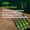 Miniatyrbillede 6 af 8: GP ReCyko AA/AAA Speed ​​​​Oplader (USB) - Batterioplader - inkl. 4x AA batterier 2600mAh