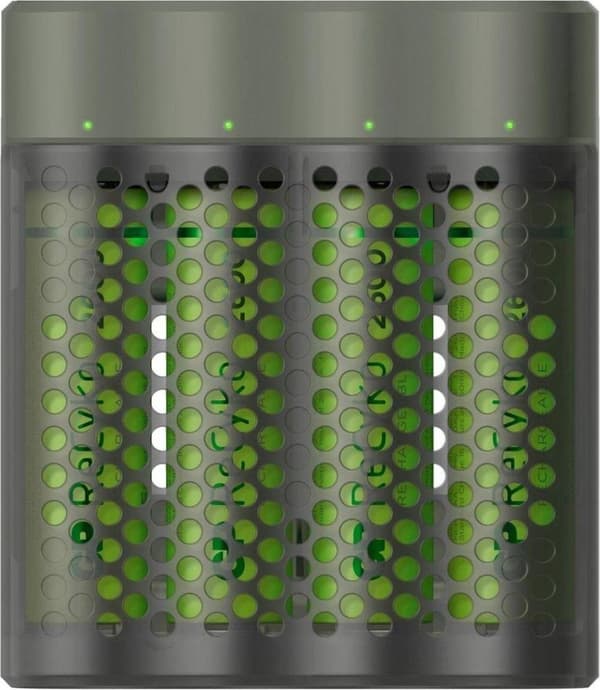 GP ReCyko AA/AAA Speed Oplader (USB) - Batterioplader - inkl. 4x AA batterier 2600mAh