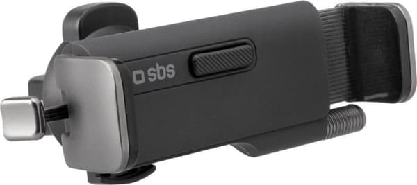 SBS Clip Pro Air Vent -autopuhelinteline puristimella - musta musta