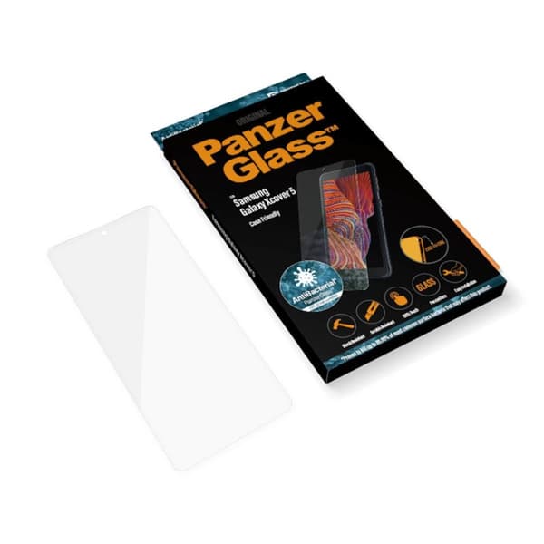 PanzerGlass Anti-Bacterial Case Friendly Screen Protector för Samsung Galaxy Xcover 5
