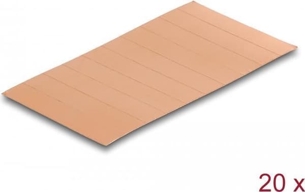 Delock kobberstrimler 35 x 7 mm selvklæbende 200 stk (66974)