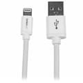 Miniatyrbillede 1 af 4: StarTech.com Apple 8-benet Lightning-stik til USB-kabel - USB-kabler til iPhone/iPod/iPad - iPad/iPhone/iPod Opladnings-/Datakabel - Lightning til USB