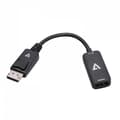 Miniatyrbild 1 av 5: V7 - Videoadapter - DisplayPort hane till HDMI hona - Trippel isolering - Svart - 4K 60 Hz stöd