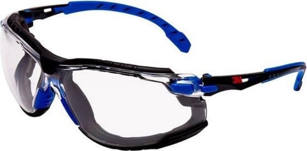 3M skyddsglasögon - SOLUS - blå/svart båge - S1101KIT