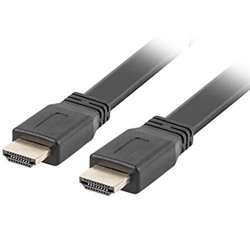Kabel Lanberg CA-HDMI-21CU-0050-BK (HDMI M - HDMI M, 5m, farve czarny) (CA-HDMI-21CU-0050-BK)