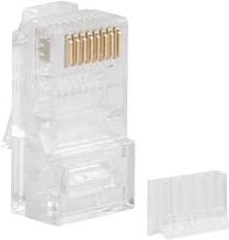 Lanberg PLU-6000 ledningsstik RJ-45 gennemsigtig (PLU-6000)