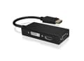 Miniatyrbillede 1 af 5: ICY BOX IB-AC1031 DisplayPort DVI-D + VGA (D-Sub) + HDMI Sort