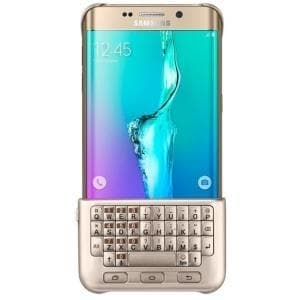 Samsung Keyboard Cover EJ-CG928 - QWERTZ - tastatur cover - guld - til Galaxy S6 edge+