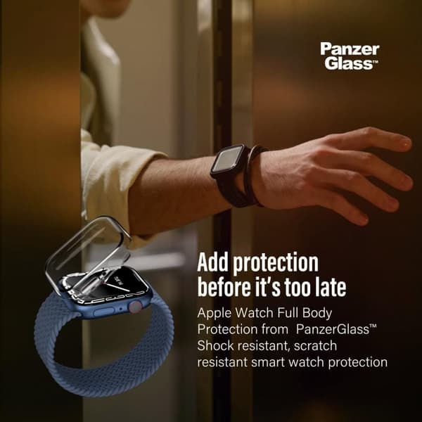PanzerGlass Premium Anti-bakteriellt glasskärmskydd Svart Apple Watch 40mm