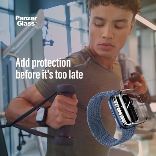 PanzerGlass Premium Anti-bakteriellt glasskärmskydd Svart Apple Watch 40mm