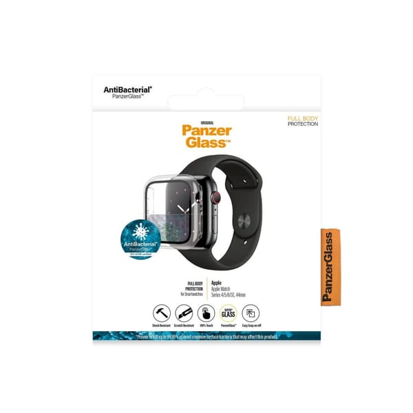 PanzerGlass Premium Anti-bakteriellt glasskärmskydd Svart Apple Watch 40mm