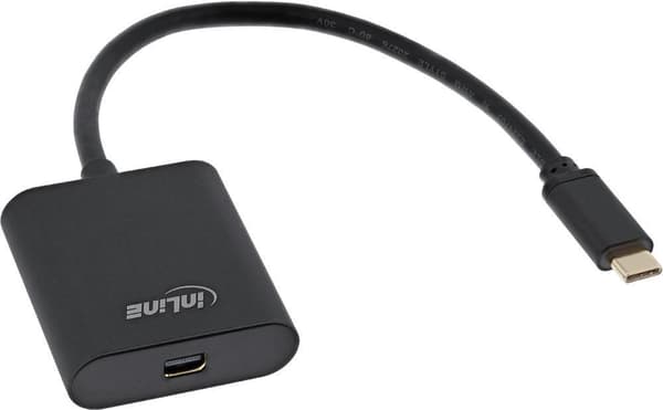 InLine - Extern videoadapter - USB-C 3.1 - Mini DisplayPort - Svart (64105B)