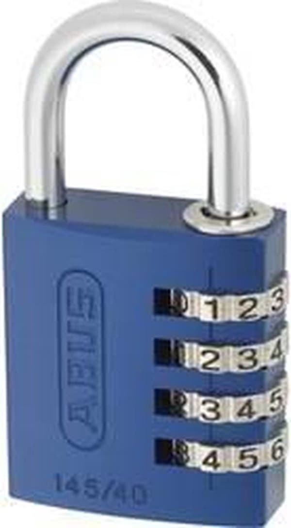 ABUS ABVS48807 Hänglås 41,5 mm Blå Kombilås