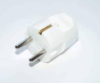 e+p S 10 Sæt P17 2P Hvidt el-stik (S 10)