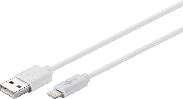 Goobay 54600 kabeladapter / adapter Apple Lightning USB-A 2.0 Vit