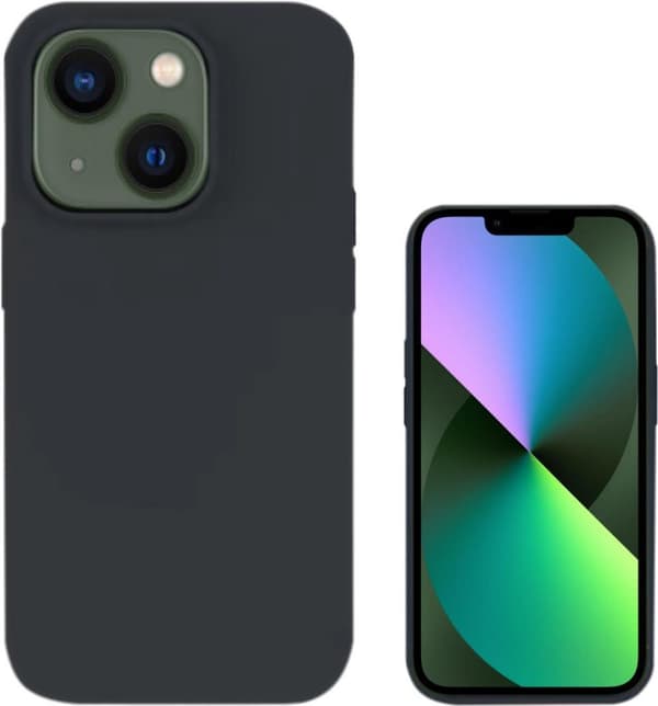 4smarts Liquid Silikonfodral Cupertino för Apple iPhone 14 svart (540151)