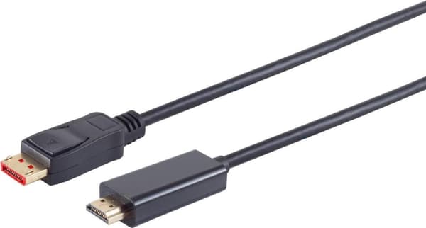 S-CONN DISPLAYPORT CABLE Displayport-kaapeli 1,4-kaapeli 4K60Hz 2,0m (10-71035)