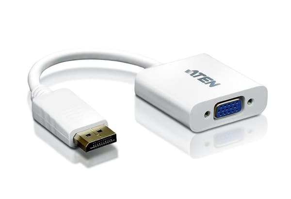 Aten VC925-AT Displayport Kabel Displayport han - Vga hun 15-pin 0,15 M hvid