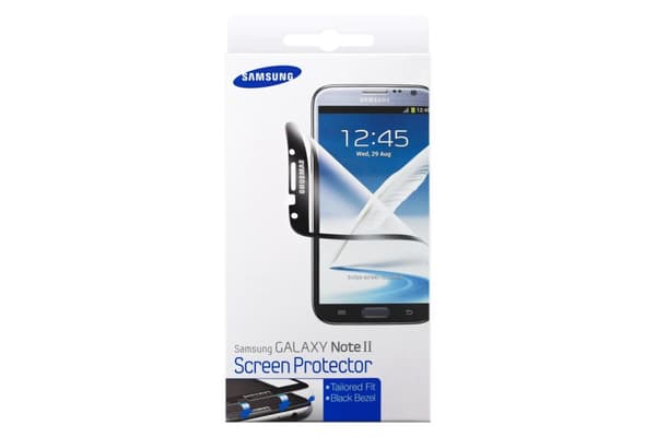 amsung Displayfolie til Samsung N7100 Galaxy Note II - Sort