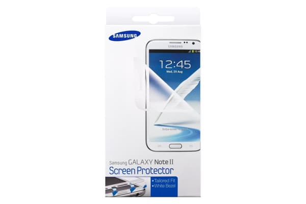 Samsung Displayfolie til Samsung N7100 Galaxy Note II - Hvid