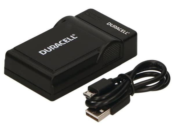 Duracell laddare med USB-kabel för Panasonic BCJ13E/BCG10 (DRP5953)