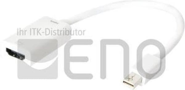 LogiLink-kabeladaptrar/reducerare Mini DisplayPort 1.2 till HDMI-adapter (aktiv typ)