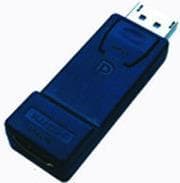 e+p DP 5. Port 1: HDMI, Port 2: DisplayPort, Tilslutningsporte belægning: Guld. Farve på produkt: Sort (0001538020)