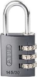 Miniatyrbillede 1 af 4: ABUS ABVS46622 Hængelås 31,5 mm Titanium Kombinationslås