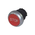 Miniatyrbillede 1 af 2: Eaton trykknap flad,rt,rast.,blank M22-DR-R-X0 (216628)