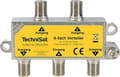 Miniatyrbillede 1 af 3: TechniSat 4-vejs splitter til distribution af satellit-, kabel- og jordbaserede signaler (DC pass-through, uden diodekobling, DiSEqC-kompatibel, TECHN