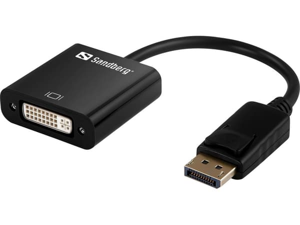 Sandberg - DisplayPort-kaapeli - DisplayPort (M) - DVI-I (F) (508-45)