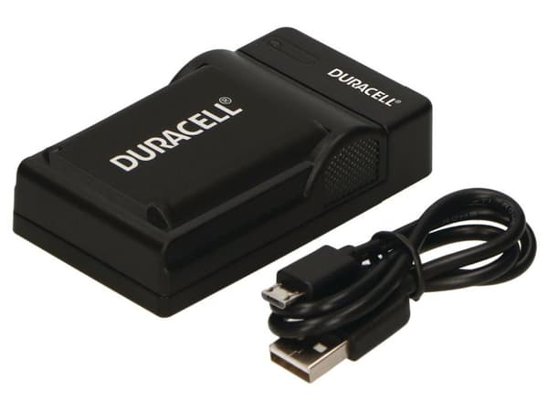 Duracell DRS5963 laturi USB-kaapelilla, musta