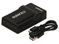 Pikkukuva 2 / 4: Duracell DRS5963 laturi USB-kaapelilla, musta
