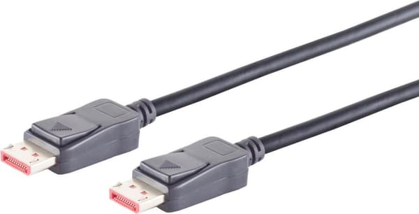 S/CONN maksimal tilslutning Displayport-kabel-DisplayPort 1.4-forbindelseskabel, 8K, 5,0 m (10-76055)
