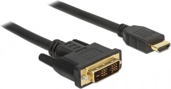 InLine Premium DVI-D Single Link - HDMI kabel / sort - 7,5 meter