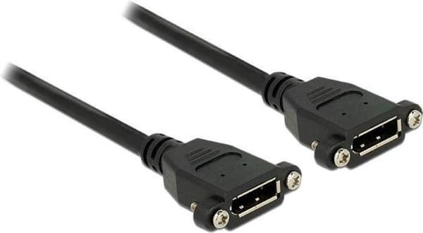 DeLOCK DisplayPort (v) - DisplayPort (v) indbygget adapter - 0,25 meter