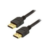 Shiverpeaks BASIC-S - DisplayPort-kabel - DisplayPort (M) til DisplayPort (M) - 2,0m - skærmet - sort - støbt (BS77490)
