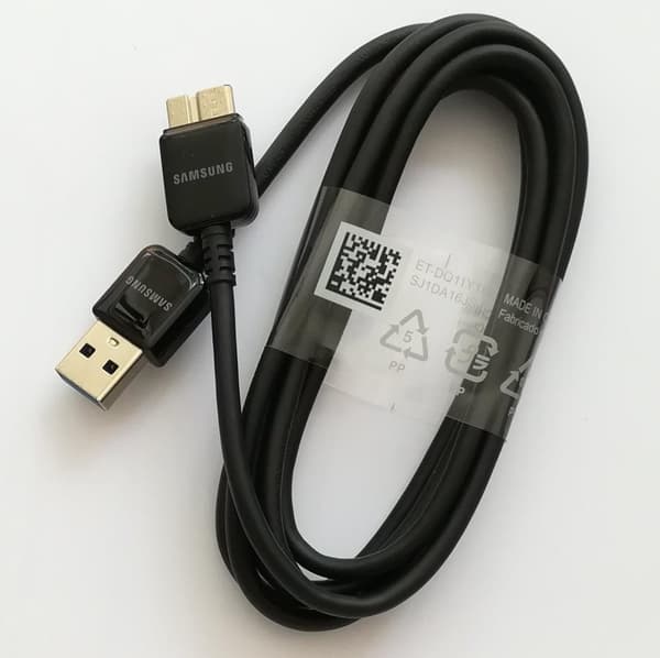 Samsung ET-DQ11Y1BE - Data- og ladekabel - Micro USB 3.0 - 1,5m - Sort (ET-DQ11Y1BE)
