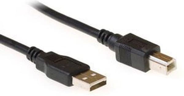Intronics USB 2.0 skrivarkabel - 1,80 meter