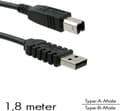 Miniatyrbild 2 av 3: Intronics USB 2.0 skrivarkabel - 1,80 meter