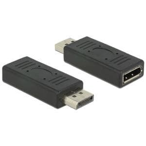 DeLOCK - DisplayPort-sovitin - DisplayPort (M) - DisplayPort (W) (DisplayPort 1,2) - musta (65691)