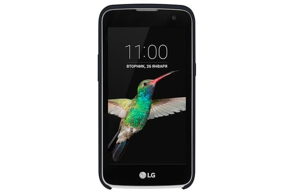 LG snap on blødt etui - sort - til LG K4