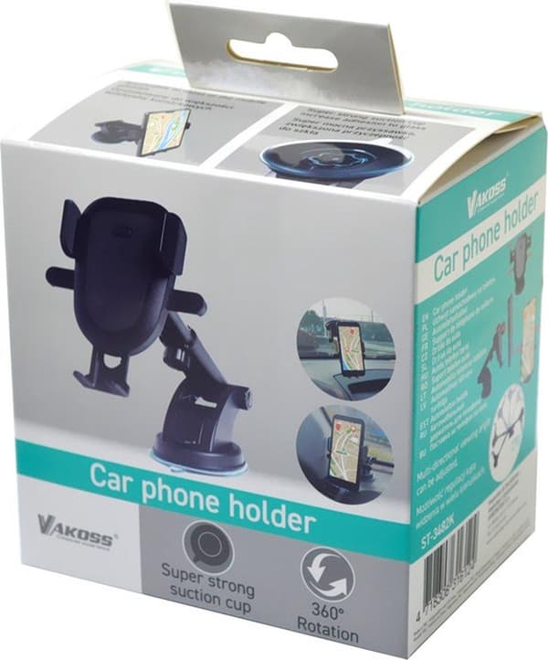 Vakoss ST-3482K holder Aktiv holder Mobiltelefon/Smartphone Sort Sort
