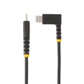 Miniatyrbillede 2 af 6: STARTECH.COM 2m Robust USB-C til Lightning-kabel USB 2.0 til Lightning-vinkelstik Apple Mfi-certificeret iPhone-opladningskabel (RUSB2CLTMM2MR)