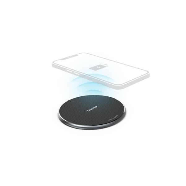 Hama QI-FC10 - Indendørs - USB - trådløs opladning - 1 m - sort (00201683) Sort