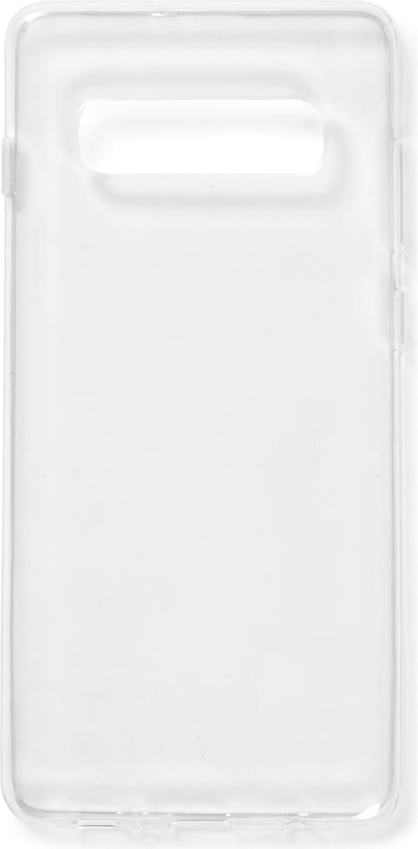 eSTUFF - Bagcover til mobiltelefon - UV-belagt deformerbar polyurethan - gennemsigtig - til Samsung Galaxy S10+