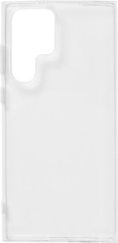 eSTUFF - Bagcover til mobiltelefon - ultraslank - UV-belagt deformerbar polyurethan - klar - til Samsung Galaxy S22 Ultra (ES673090-BULK)