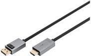 DIGITUS - Videoadapter - DisplayPort han til HDMI han - 1 m - skærmet - sort - 4K-understøttelse (3840 x 2160)