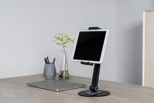 Neomounts Tabletthållare skrivbord - 7 till 12,9 tum - Justerbar - Universal - Svart
